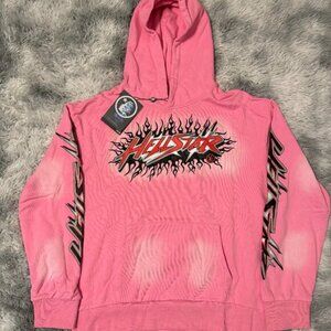 Hellstar Pink Brainwashed Without Brain Hoodie Men’s Size Large